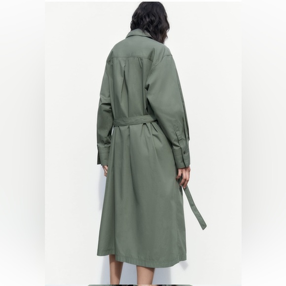 ✨SALE✨ ZARA MULTI-POSITIONAL SHIRTDRESS ✨SALE✨ - Picture 8 of 16